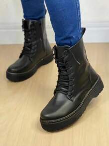 Women Ankle Boots & Booties - 黑色 - 查看 4