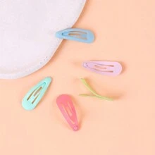 30pcs/Box Korean Style Sweet Princess Candy Macaroon Colored Mini 3cm Matte Candy Color Hair Clips, Great For Everyday Outfit, Back-To-School Gifts, Parties, Vacations - Multicolor - View 4