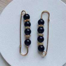 2 顆腰別針；腰部；褲腰大變小；收緊；也可作為胸針固定衣服；服飾與飾品;裙腰調節；衣服固定夾 - 白色 - 查看 8