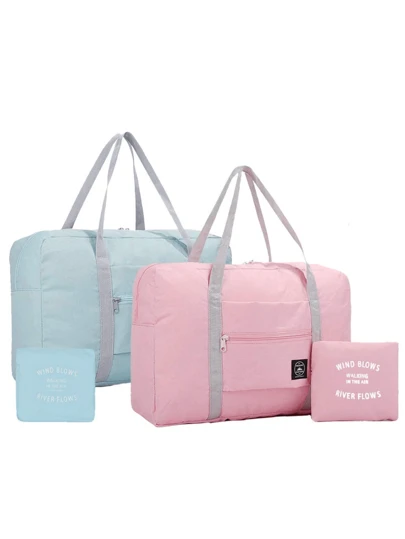 Bolsa de viaje plegable y resistente al agua, organizador de lavandería, para almacenamiento de viajes, bolsa de maquillaje, bolsa de cosméticos, organizador de vacaciones, organizador de maquillaje de gran capacidad, estuche de maquillaje, para lápiz labial, cepillo, cuidado de la piel, teléfono móvil, moneda, artículos pequeños, para el hogar, regalo, vacaciones y festivales de Halloween, Navidad, uso multifuncional