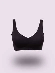 Brasier Push Up Perfect Shape Cómodo con Gran Soporte, Control Anti-Rollitos para Mujer, Dama - Negro - Ver 5