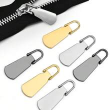 12入組拉鍊拉片更換件,可拆卸金屬拉鏈把手,修復拉鍊拉片、拉鏈牙套,適用於外套、夾克、背包、手提包 - 彩色 - 查看 6