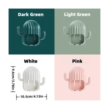 Uchwyt ścienny na szczoteczkę do zębów bez wiercenia w stylu nordyckim z motywem kaktusa, do elektrycznej szczoteczki do zębów, wystrój domu i łazienki, wystrój jesienny, powrót do szkoły