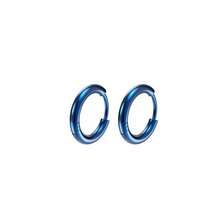 1pair 18k Gold Plated Titanium Steel Earring With 2.5mm Width Wire Circle, Simple Stainless Steel Fashionable Couple Jewelry In Korean, Japanese, European And American Style - Star - View 28