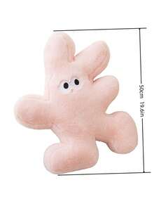 可愛兔子造型布偶靠墊,是送給女友的最佳情人節或新年禮物 - 黑色 - 查看 8