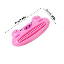 1個/創意可愛卡通手動牙膏擠壓器懶人化妝水擠壓器 - 綠色青蛙 - 查看 2