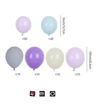 1 Set Of Purple Themed Balloon Kit For Party Decoration - Purple - View 2