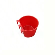 10入組掛式鳥碗,兔子餵食碗,加厚飼料杯,適用於籠子 - 紅色 - 查看 7