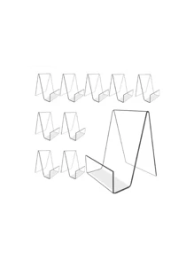 書立、亞克力展示架、透明書架,適用於商場、圖書館,書本持有者,手機套相冊支架 - 透明 - 查看 1