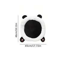 New Style Cartoon Panda Shaped Plush Cushion With Backrest For Car Headrest And Neck Support Of Four Seasons - Pink and White Rabbit - View 7