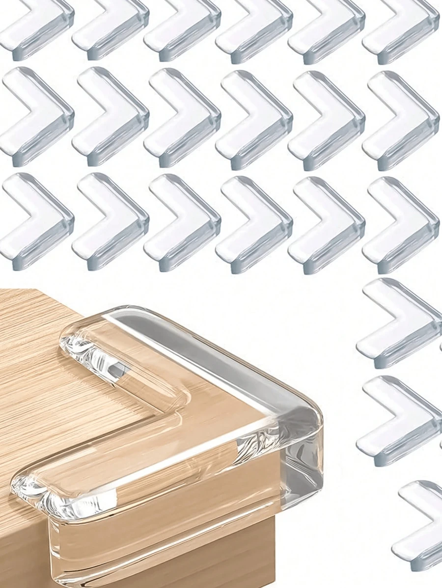 4入/8入套矽膠桌腳保護套,防止碰撞和刮傷窗戶角落