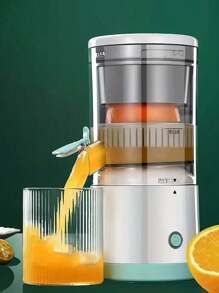 1入2023新款家用便攜式小型榨汁機,分汁機,無線充電多功能電動檸檬,橙汁等榨汁機 - 綠色 - 查看 1