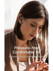In-Ear Wireless Headset Version 5.3 Sports Wireless In-Ear Gaming Low Latency Dual-Mode Music Headset New - Pink - View 6