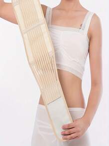 1pc Waist Training Belt Sweat Shaper For Women, Sports Belly Band For Running, Exercise, Fat Loss Shapewear Waist Trainer Corset - Apricot - View 4