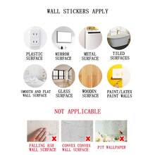 1入組MK6111卡通太空人宇宙飛船星星兒童房臥室家居牆面裝飾壁貼 - 黃色 - 查看 7