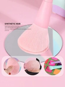 docolor 17件套梦幻彩色化妆刷套装，彩虹色，家用，化妆刷套装，化妆刷组合，化妆刷套装，全套化妆工具，化妆刷套装，全套化妆工具，化妆刷套装，化妆刷礼盒套装 - 彩色 - 查看 8