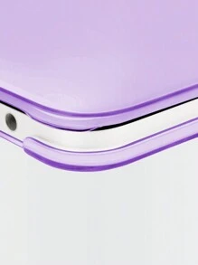 TECOOL 2入組水晶外殼兼容macbook Air/pro,塑料硬殼 - 水晶紫色 - 查看 5