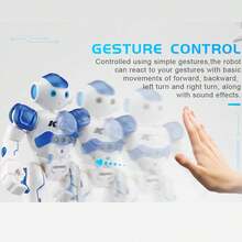 1PC Robot Toy Ir Gesture Remote Control R2 Cady Wida Intelligent Vector Smart Robotica Dancing Robot For Teenages Birthday Gift - Blue - View 4