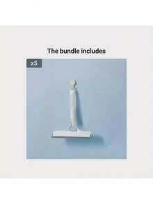 1個多功能玻璃清潔刷,帶噴瓶和刮水器,適用於清潔窗戶和鏡子 - 藍色 - 查看 10