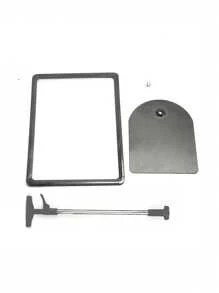 1 Juego Soporte De Exhibición De Señalización De Cartel De Piso Ajustable