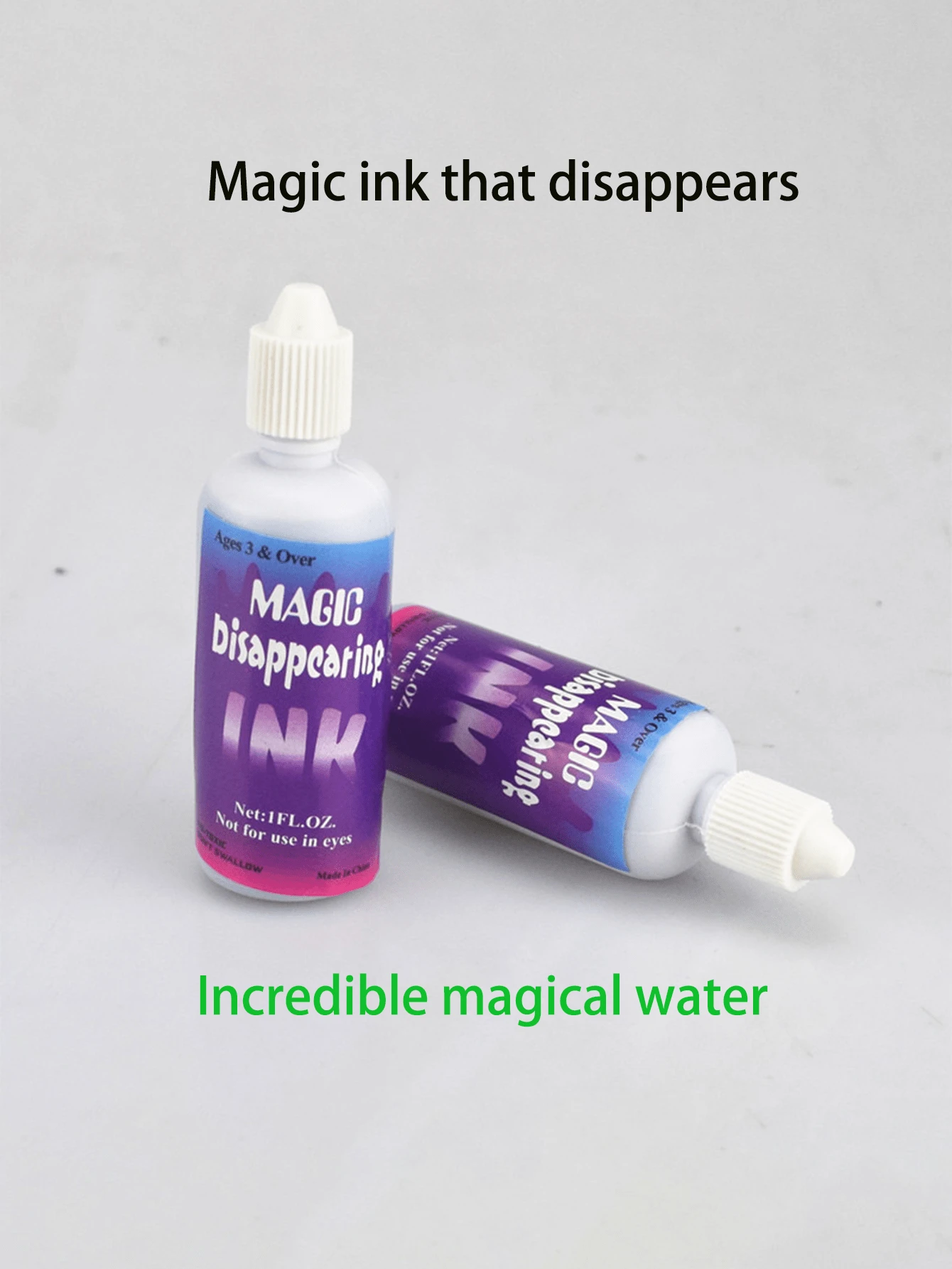 1pc Creative Novelty Prank Decompression Toy, Disappearing Invisible Ink Trick - Multicolor - View 1