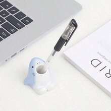 創意牙刷收納器,適用於室內浴室裝飾小飾品牙刷收納兒童禮物 - 黃色 - 查看 2