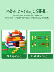 Gray-Building Block Base Plate - Grey - View 3