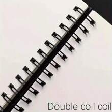 60張裝a4兒童用素描簿,厚手繪畫用紙、線圈裝空白紙素描本,適用於學生、藝術家、初學者 - 黑色 - 查看 8