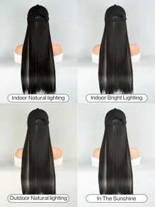 Long Straight Synthetic Wig With Cap