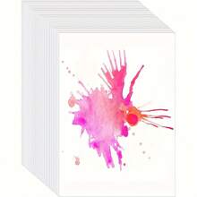 60 Sheets A4 Watercolor Paper, 300gsm, Watercolor Pad, Watercolor Paper Pad, Watercolor Paper Card - White - View 1