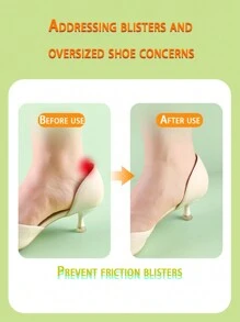 透明矽膠月形高跟鞋墊