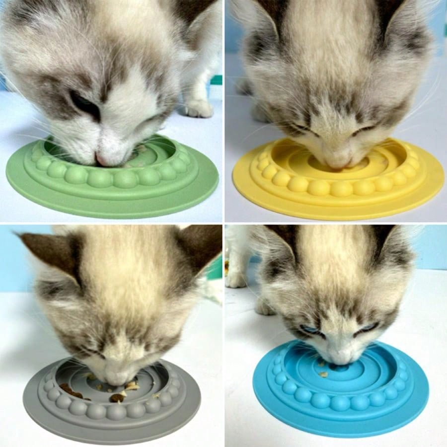 Neue Katzenslowfoodmatte Für Flüssiges Haustierfutter, Rutschfester
