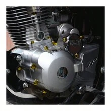 30入組摩托車配件頭螺絲帽電鍍蓋套裝,搭配裝飾蓋適用於川崎車款 - 銀色 - 查看 6