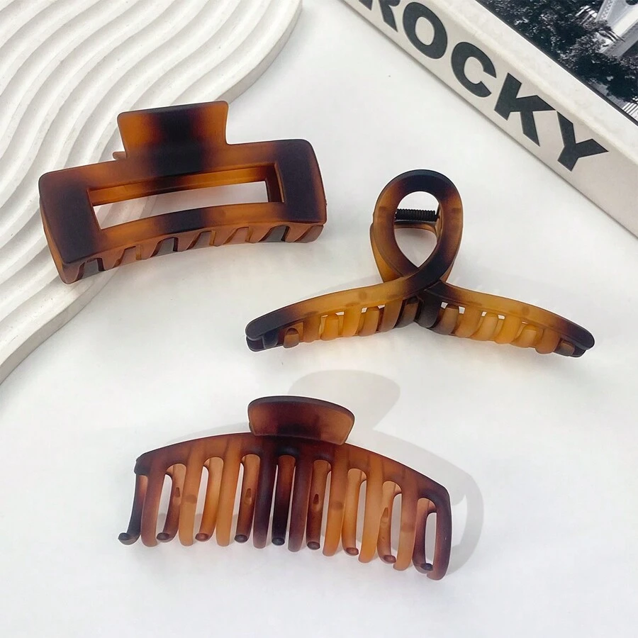 A Lady's Amber Resin Keel Grip Retro - Multicolor - View 1