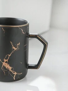 Nordic Style Ceramic Creative Minimalist Luxury Toothbrush Cup Household Couple Wash Set Mouthwash Cup Gargle Cup - Black - View 7