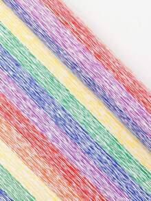 4 Pcs/Set, Colorful Striped Party Gift Wrapping Paper Birthday Wedding Decoration Gift Party Decoration White Kraft Paper Pink Gift Wrapping, Wrapping Paper, Tissue Paper, Flower Bouquet Supplies, Gift Wrapping Paper, Flower Wrapping Paper, - Multicolor - View 4