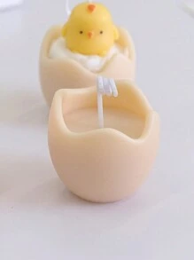 Easter Egg Shell Candle Mold Breaking Day Silicone Mold Diy Scented Candle Making - White - View 1