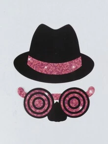 24入組搞笑生日照片道具,包括獨角獸角、嘴唇等