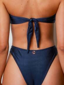 Women Bikini Sets - 藏蓝色 - 查看 4