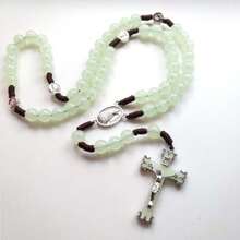 1 件歐美風格串珠項鍊女士禮物 - 綠色 - 查看 2