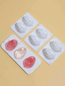 1pc Easter Rabbit Shaped Mold For Milk Jelly, Fruit Jelly, Pudding Or Mousse - White - View 4