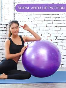 1只加厚防爆瑜伽球,適用於女性綜合訓練,孕婦按摩球,適用於孕婦特定的運動球,運動、普拉提器材,平衡運動、瑜伽核心球,室內訓練、健身房 - 紫色 - 查看 4