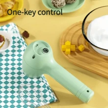 電動手動攪拌器與打蛋器,手持傳統攪拌器,簡易打發功能,適用於攪拌曲奇、布朗尼、蛋糕和麵糰等,烘焙工具,家庭廚房用品,廚房小工具,廚房用品,廚房配件 - 白色 - 查看 6