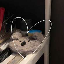 1pc Cute Koala Plush Makeup Mirror, Portable Compact Mirror With 2 Sides For Makeup Touch- On The Go - Grey - View 5