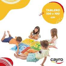 Juego Parchis Gigante suelo 100x100 cm ✅ Entrega 24/48h a España (península) - Juegos de Mesa Clásicos - Juegos de Mesa para Niños - Juegos de Mesa Tablero - Cayro - Ref. 160 - Multicolor - Ver 7