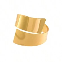 1pc Fashionable Simple Creative Metal Glossy Unisex Bracelet - Bracelet - View 4