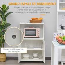 HOMCOM Stands - White - View 9