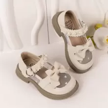 Princess Favorite Light & Breathable Mesh Slip-On Flats, Suitable For Spring/Autumn - Beige - View 3