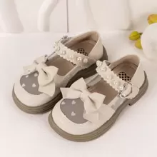 Princess Favorite Light & Breathable Mesh Slip-On Flats, Suitable For Spring/Autumn - Beige - View 1