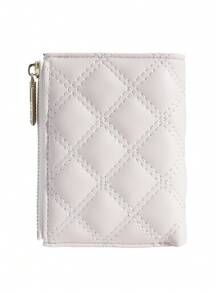 2 In 1 Women Short Wallet & Card Holder, Embroidered TPU Connection, Student/Mini Coin Purse, Minimalist Handbag